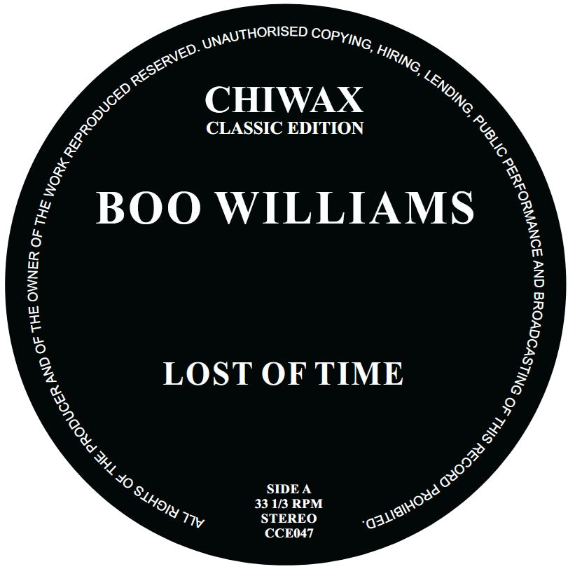 Boo Williams - Lost Of Time