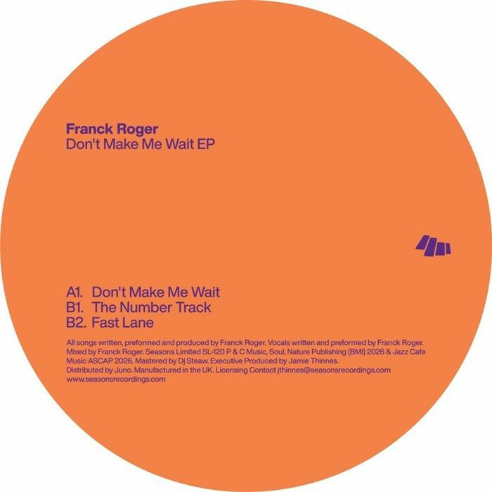 Franck Roger - Don't Make Me Wait EP