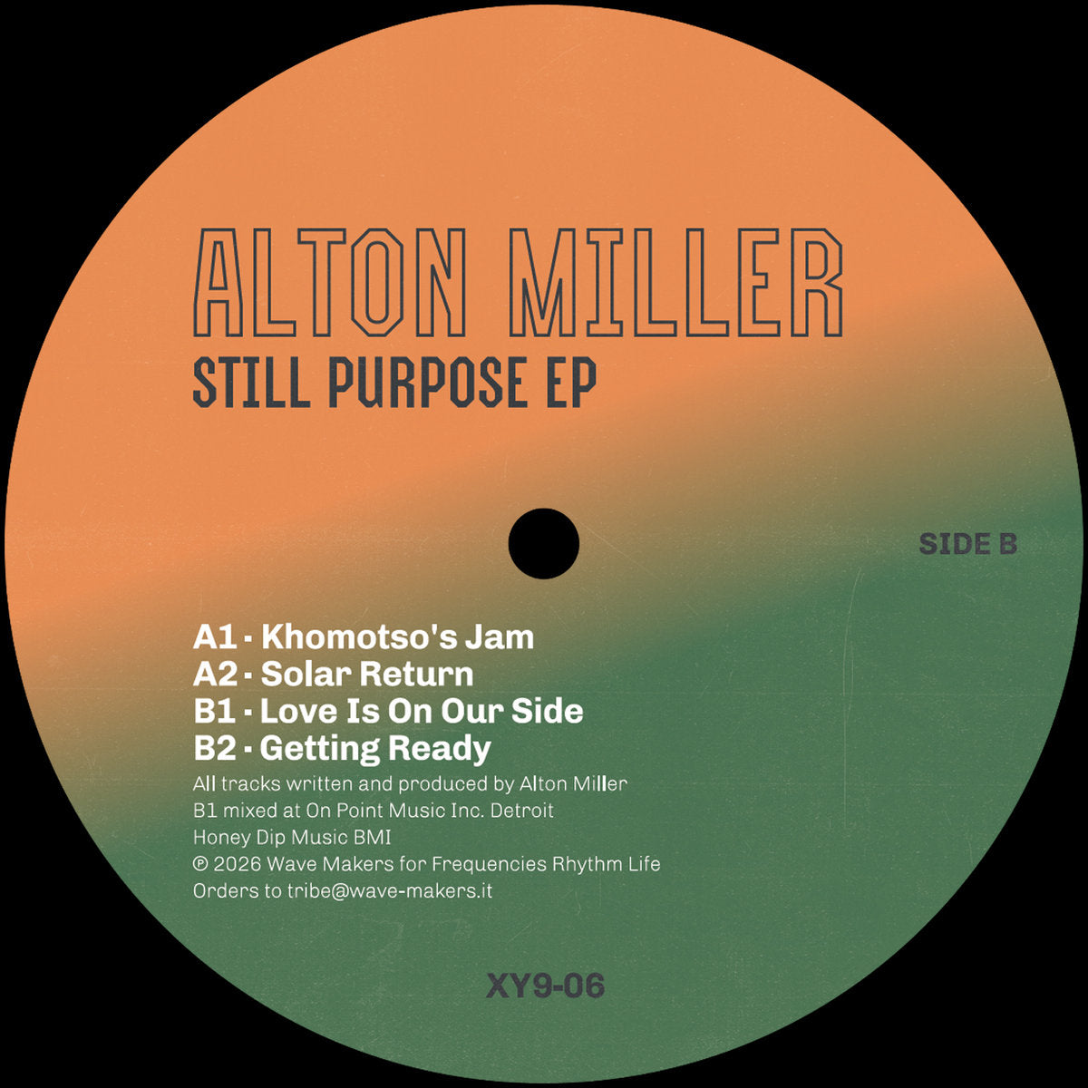 Alton Miller - Still Purpose EP