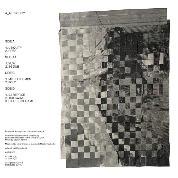 A_A (Aka Satoshi Tomiie & Nao Gunji) - Ubiquity