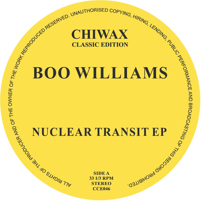 Boo Williams - Nuclear Transit EP