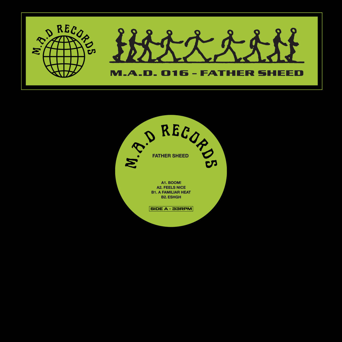 Father Sheed Boom! EP - M.A.D RECORDS 016