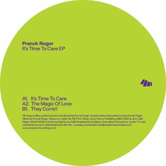 Franck Roger - It's Time To Care EP