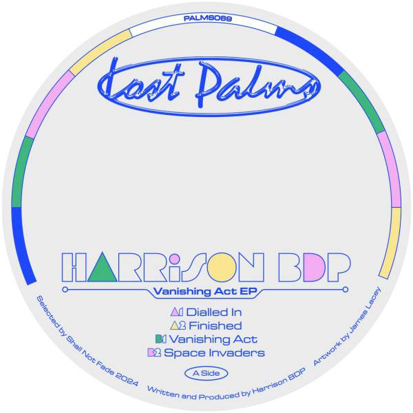 Harrison BDP - Vanishing Act EP  (blue vinyl / printed sleeve)