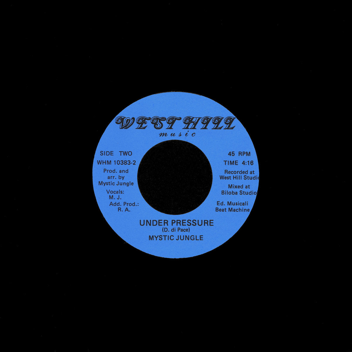 Mystic Jungle - Chasing Light / Under Pressure