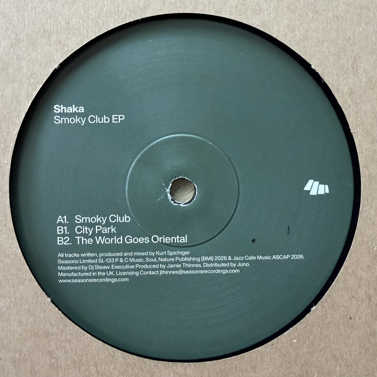 Shaka - Smoky Club EP